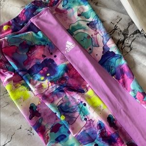 Adidas colorful print leggings